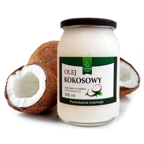 Olej kokosowy zimnotłoczony extra virgin 900 ml